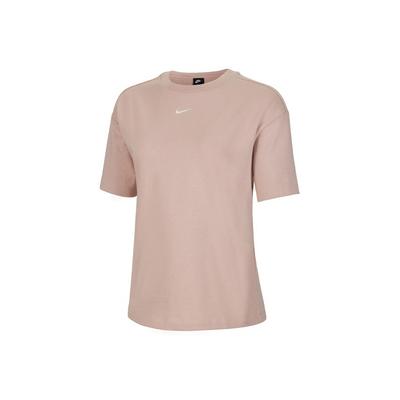 Sportswear Loose Fit Round Neck Short Sleeve T-Shirt Women Tops Light-Pink DD0501-222