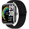 Compatible for TOZO S7 Smart Watch Band, Stretch Elastics Nylon Adjustable Replacement Strap Accessories Compatible for TOZO S7, S6, S5, S3 Smart