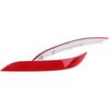 Keenso Rear Bumper Reflector, 1 Pair Left & Right Rear Bumper Reflector for 5 Series E60 2003-2007 63146915039 63146915040