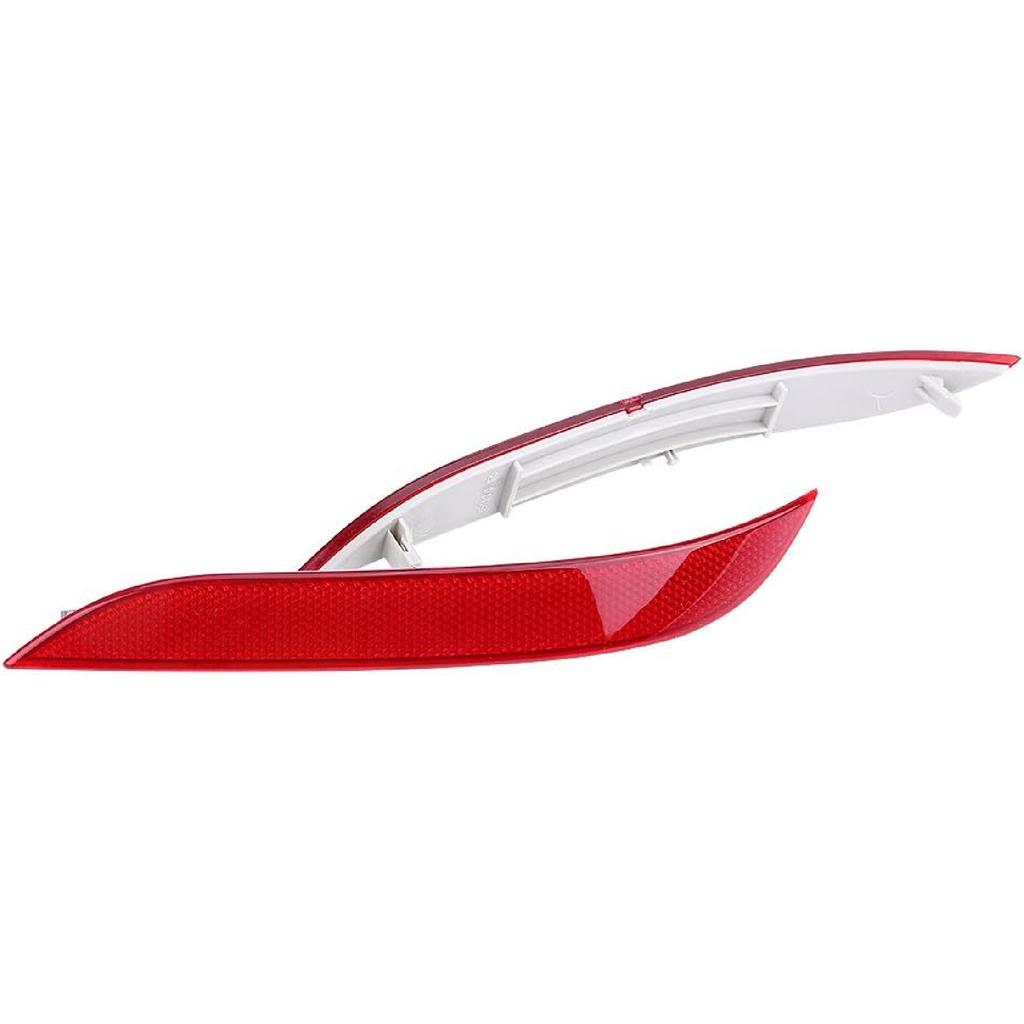 Keenso Rear Bumper Reflector, 1 Pair Left & Right Rear Bumper Reflector for 5 Series E60 2003-2007 63146915039 63146915040