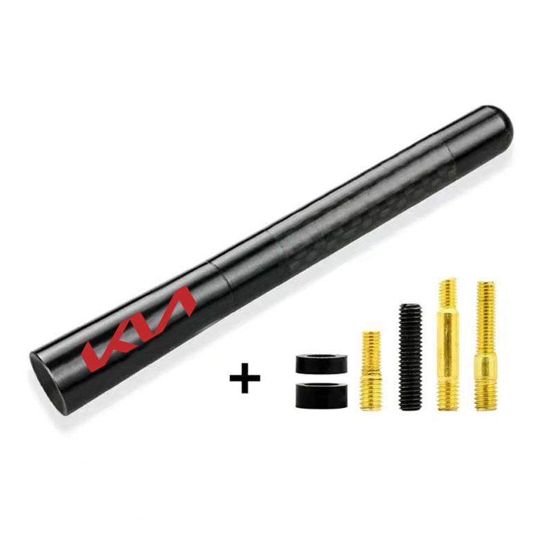 1Pcs Car Aerials Radio Antenna FM/AM Metal Receiving Antenna Car Styling For KIA Ceed Sportage Rio K5 k6 K7 K8 Optima Cerato Proceed Venga