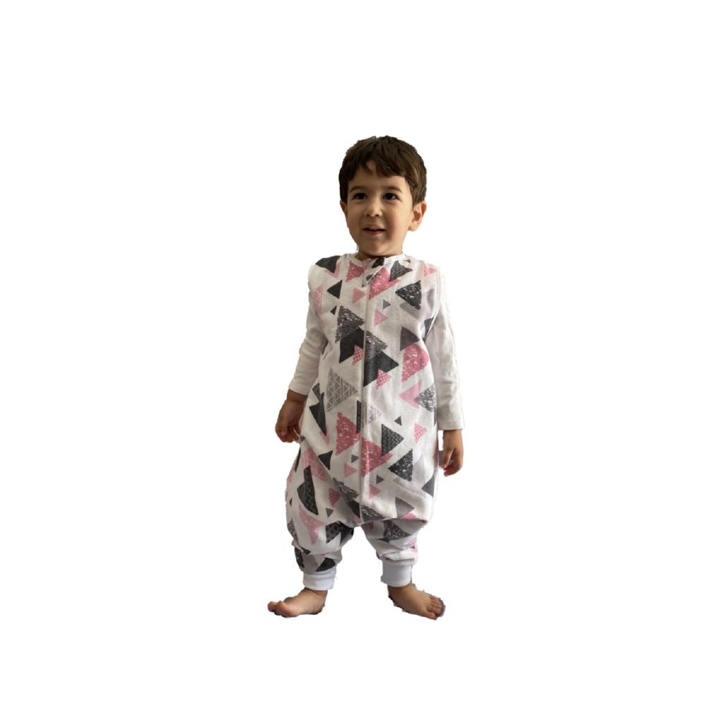 Kinder Baby Winter- und Saisonschlafsack, doppellagiges Flanell, 1 Tog