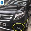 ABS Chrome Front Fog Light Lamp Ring Circle Frame Eyebrow Sticker Cover Trim Accessories For Mercedes-Benz Vito W447 2017 -