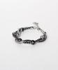Dwse Black Wave Bead Bracelet