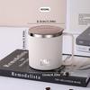 400ML Portable Insulated Mug 304 Stainless Steel Coffee Cup With Handle Cold And Hot Resistant Drinking Cup For Student Adult