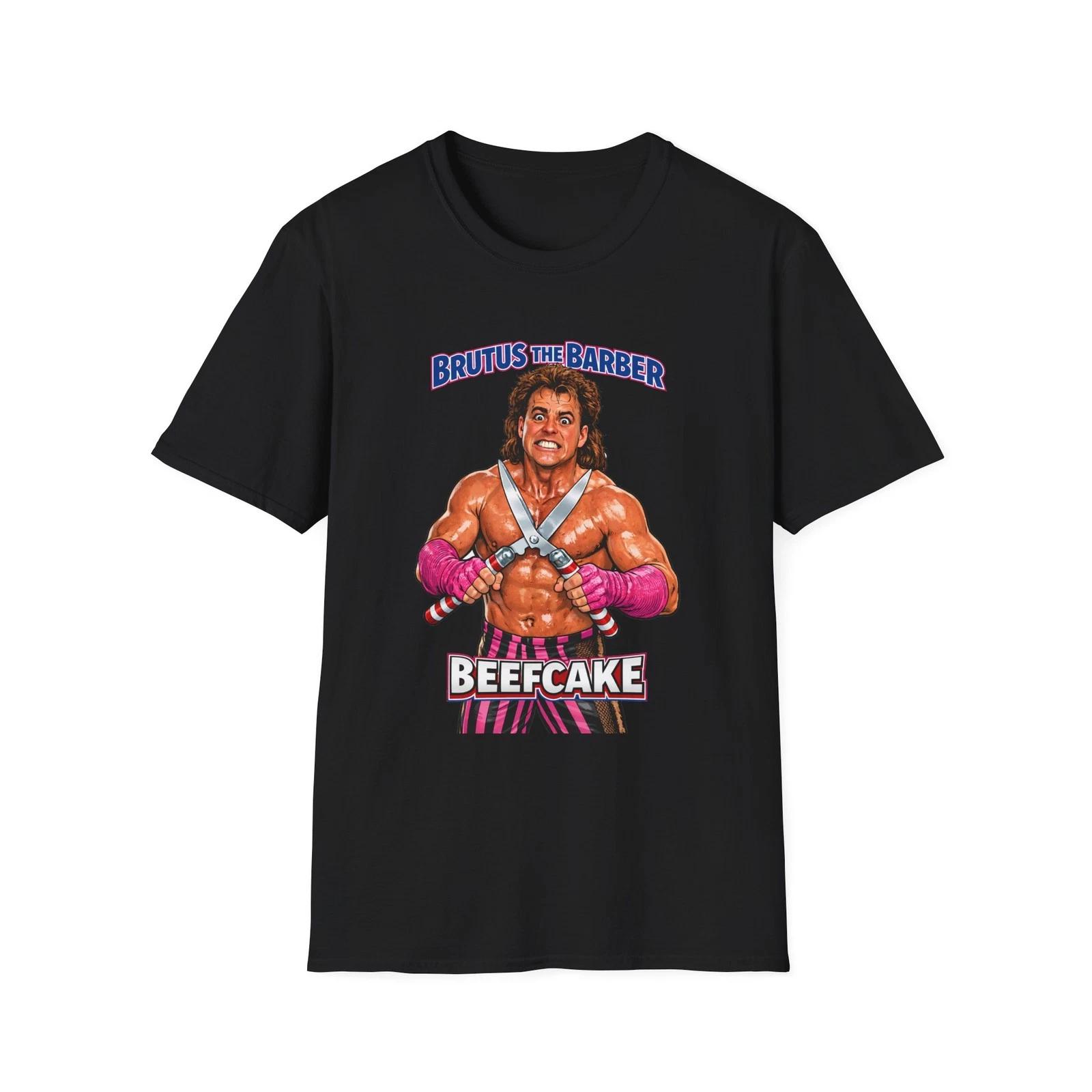 Brutus the Barber Beefcake T-Shirt | Retro Wrestling Graphic XXXL