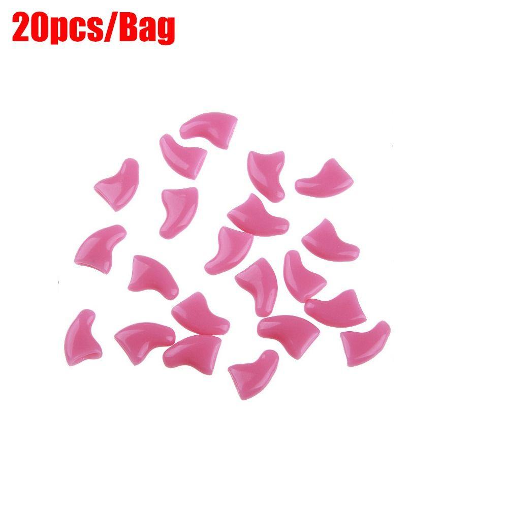 Colorful Cats Soft Nail Covers Anti-scratch Pet Nail Cover Fashion Cat Grooming Supplies