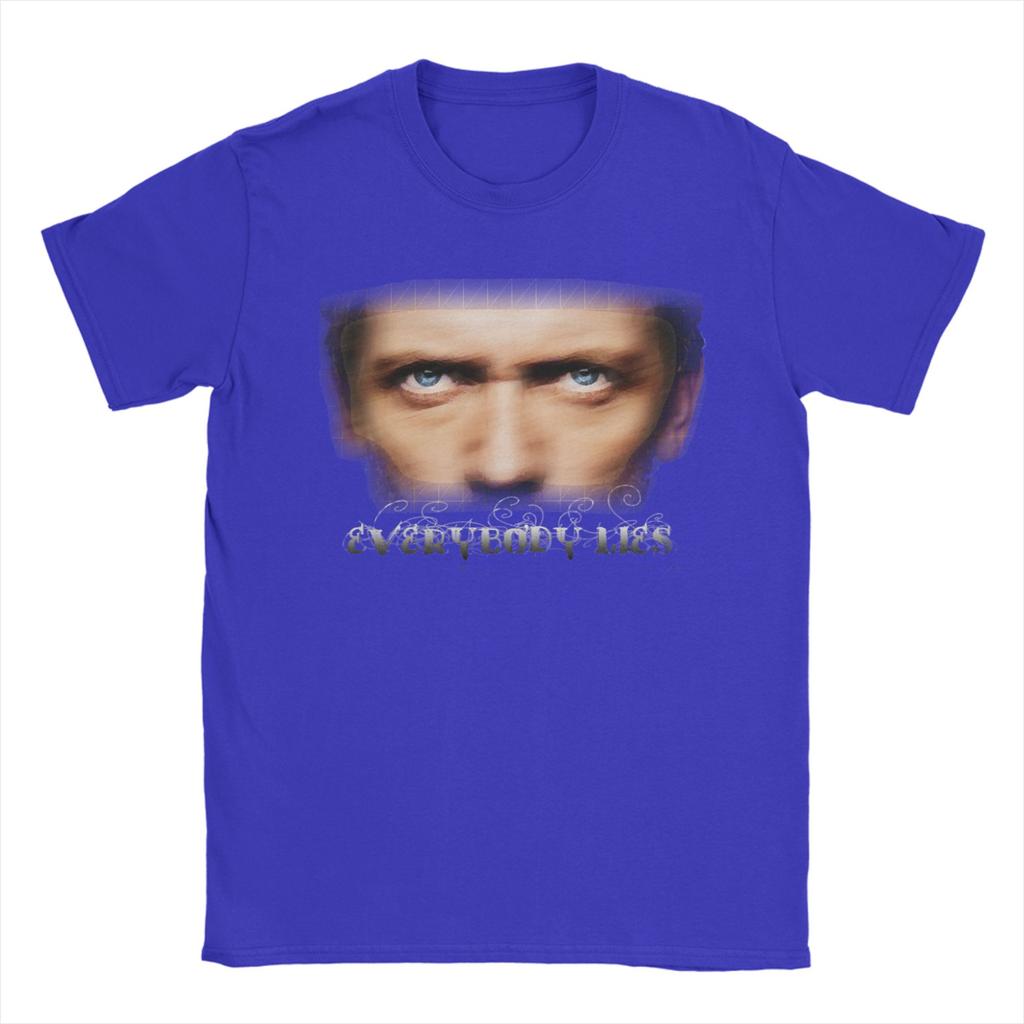 Unisex Women Graphic House MD Dr Gregory House T Shirt Tee 100 Cotton  Tshirts Clothing