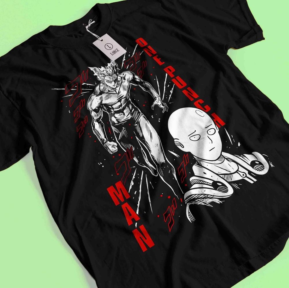 

Футболка One Punch Man Футболка Сайтама Футболка Гароу Футболка Фубуки Футболка Генос Аниме Манга OK Футболка XL