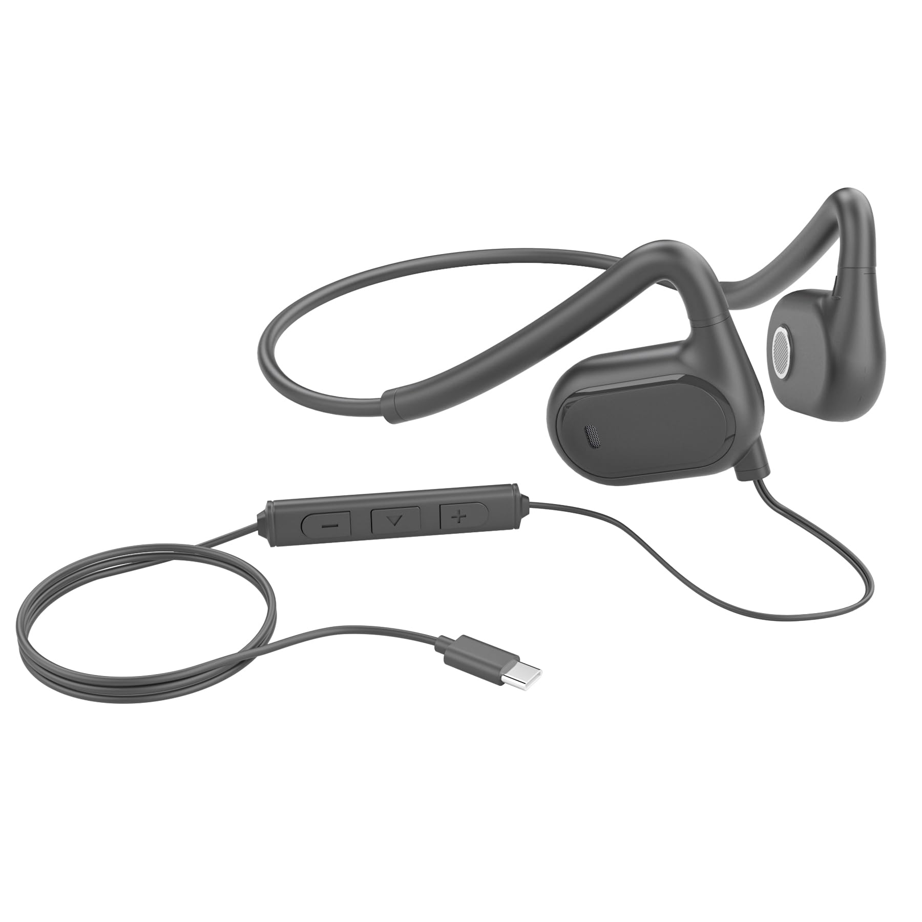 

открытые проводные открытые с не блокируют громкость прослушивания во время других четких встреч [выпуск 2024 года, тип] Наушники Type-C, ухо, микрофон, уши, чёрный