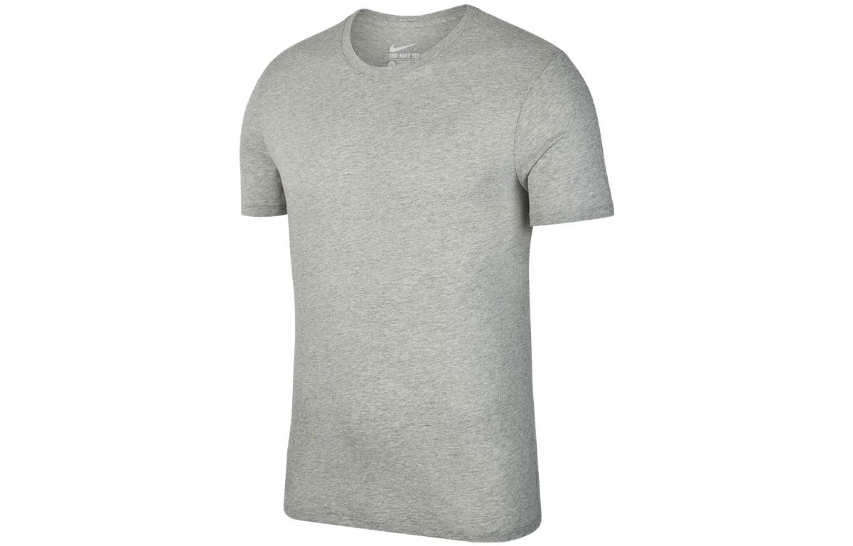 

Nike T Shirts Men s Gray Crew Neck Moderate Straight Fit 743036-063 XL