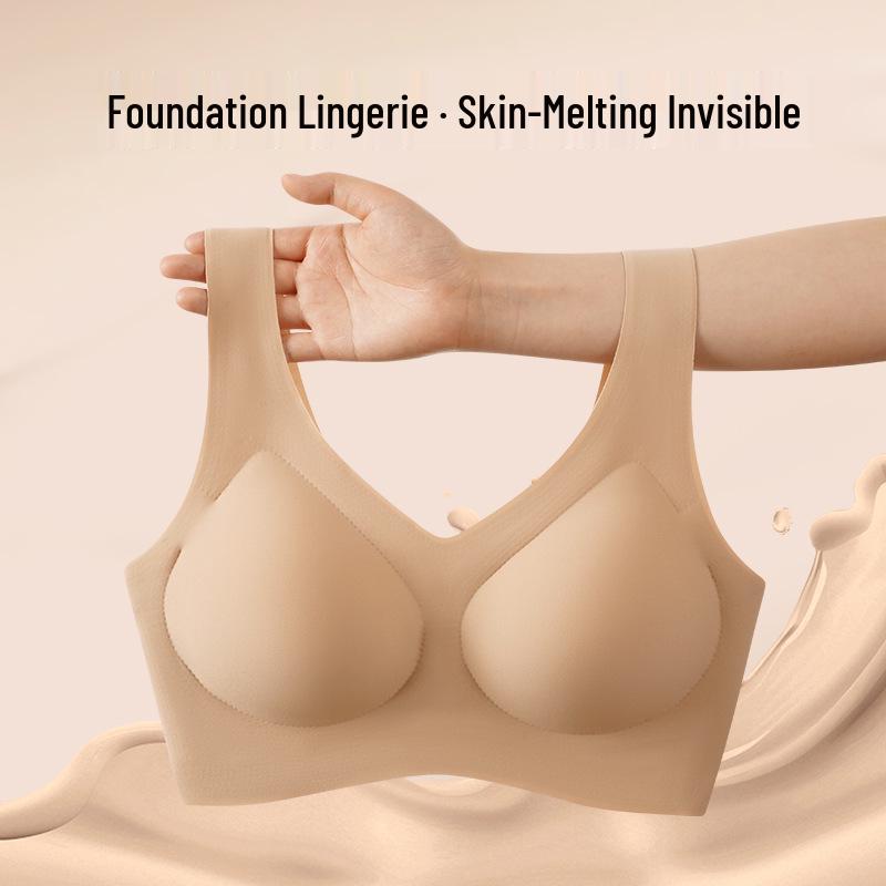 Seamless Thin Sports Bra - Anti-Sag, No Underwire, Beautiful Back Design for Young Girls