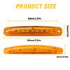 10x Yellow LED Clearance Light Truck Trailer Amber Side Marker Lights Waterproof