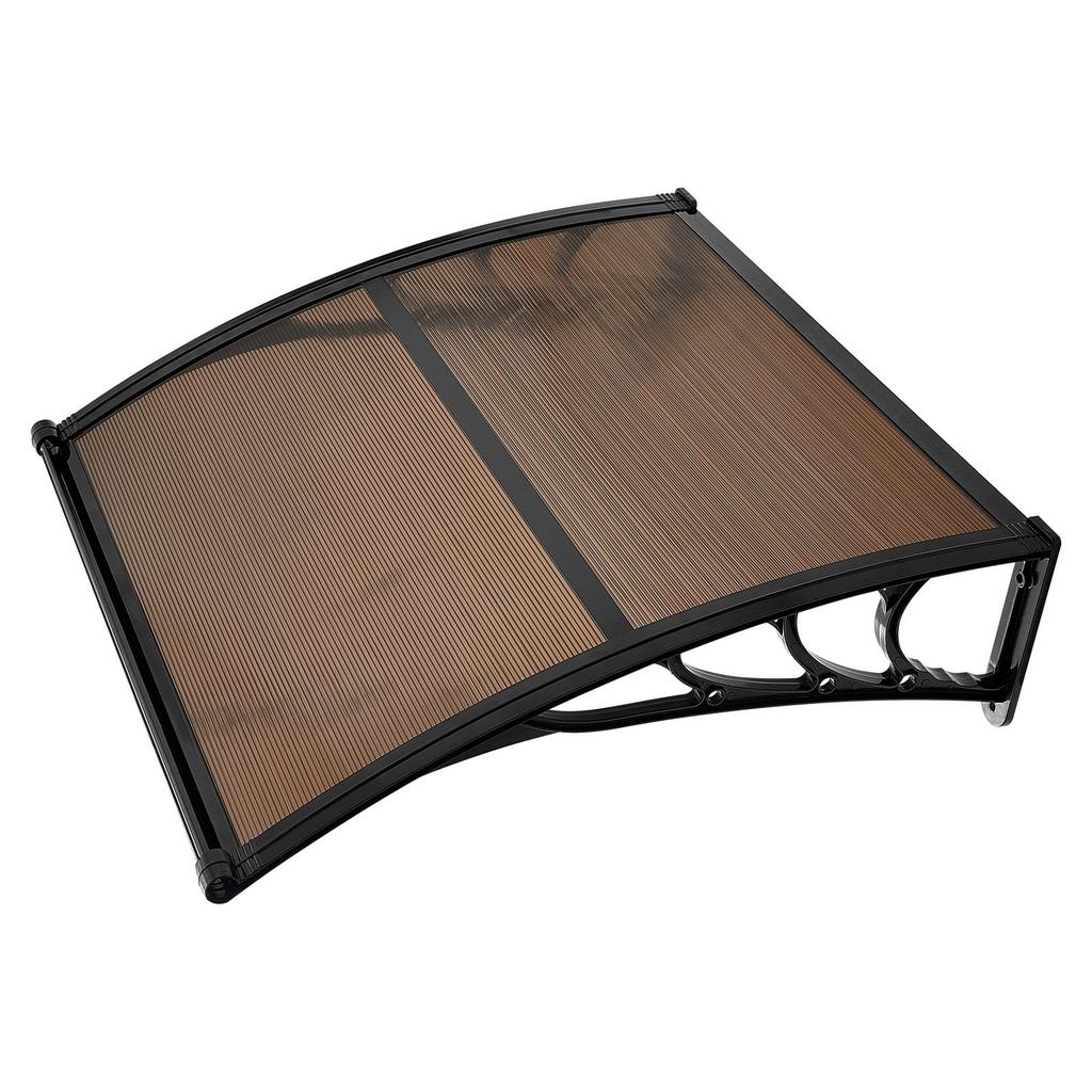Awnings for Door Entrance, 38 X 40 In, Exterior Front Door Window Awnings with Drainage & ABS Bracket, Rain Snow Sun Protection, Overhang