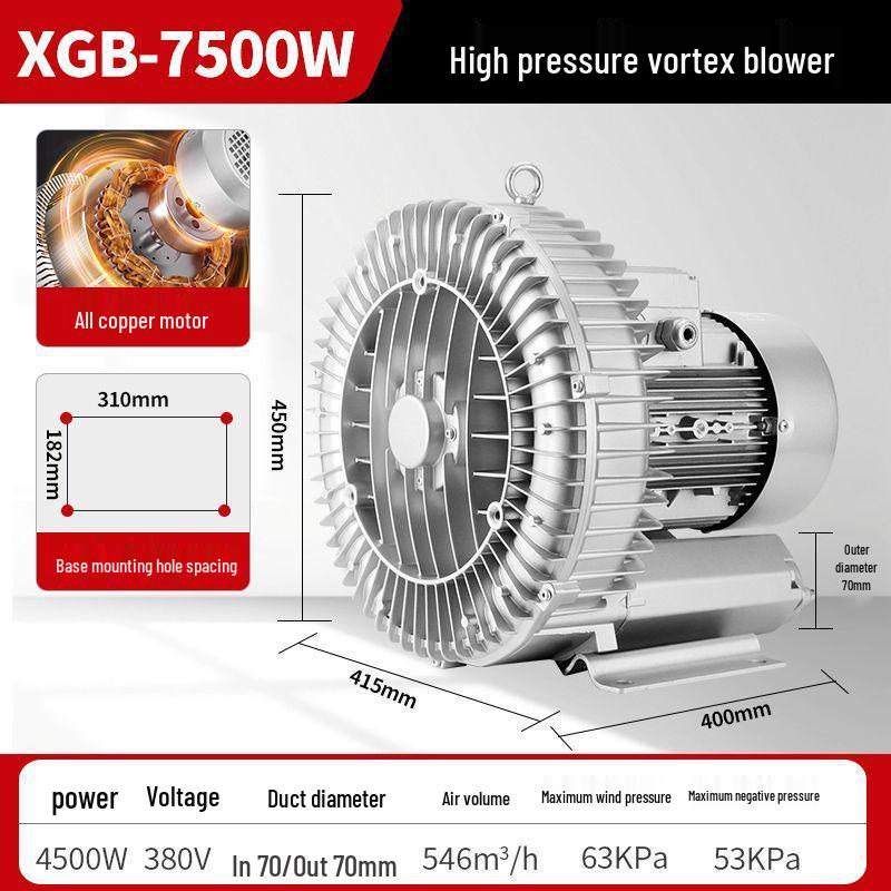 Vortex High-Pressure Industrial Vacuum & Aerator Pump for Fish Ponds