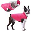 Cold Weather Dog Vest, Adjustable Lightweight Reflective Double-Sided Waterproof Winter Pet Jacket With Leash Holes