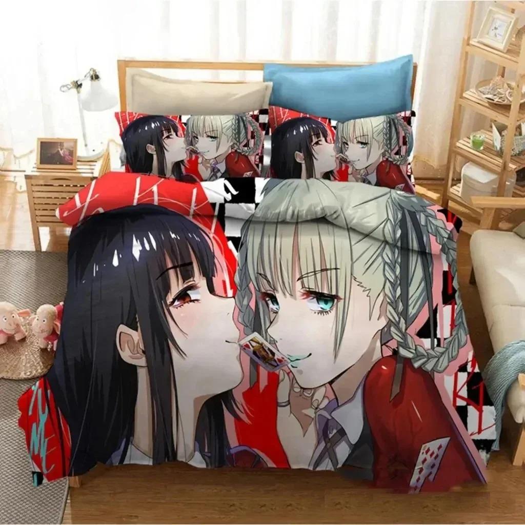 Comforter Anime Kakegurui Yumeko Jabami Bedding Set Bedroom Soft Modern S Comefortable And