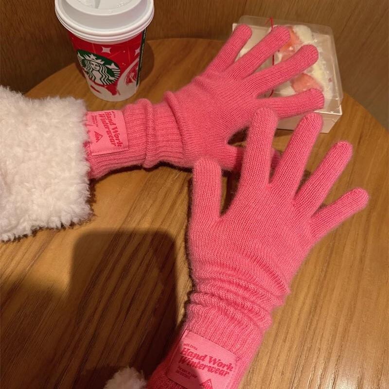 Вязаные перчатки Miling Winter с сенсорным экраном One Size