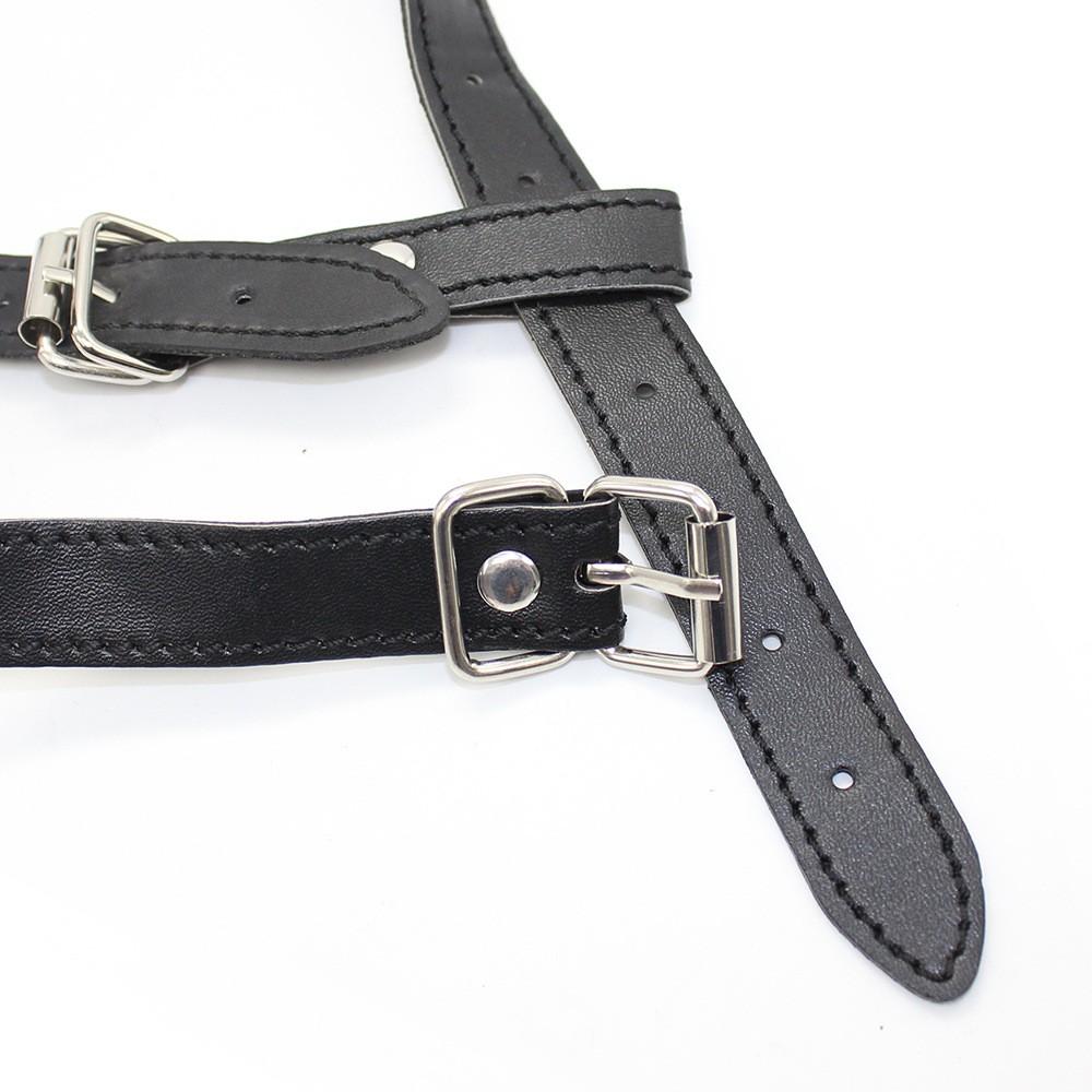 VaHppy SM-BDSM-Sexspielzeug, Gesichtsmasken, Spiele für schwule Paare, Bondage, Cosplay, Öffnung, Sabbern, Fellatio, PU-Ring, 5 cm, Produkte für Erwachsene