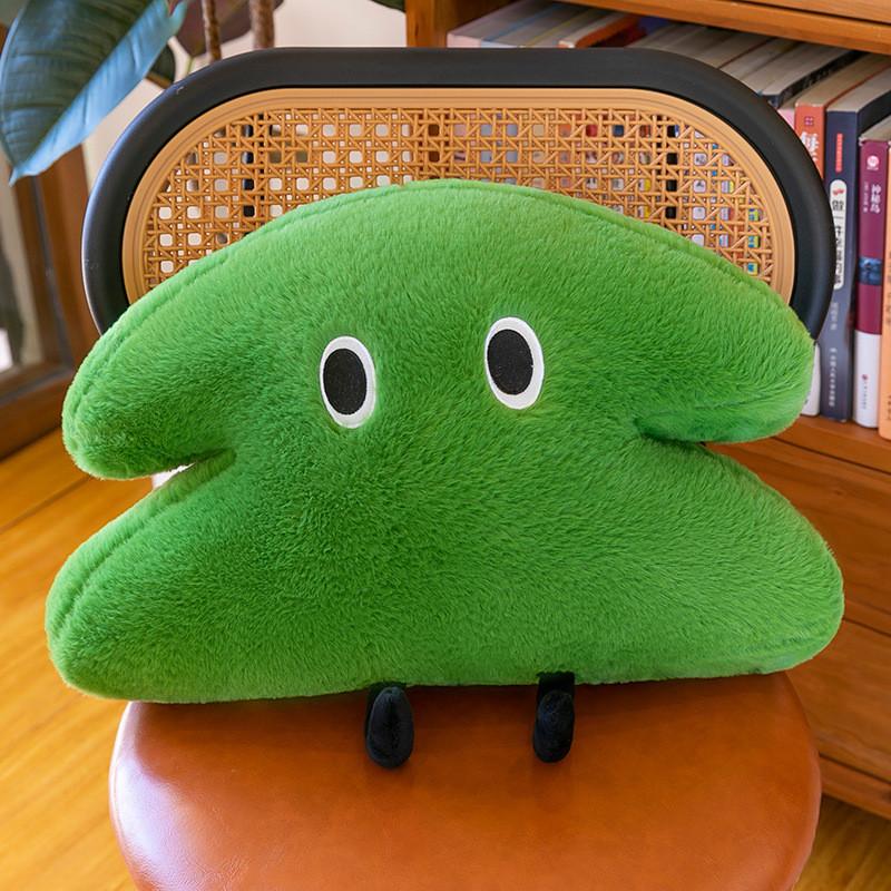 Christmas Tree Shaped Cushion Pillow With Short Plush Material Home Decoration