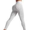 Nylon Frosted High Waist Yoga Leggings with Tummy Control & Hip Lift for Women