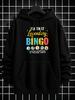 Unisex Hoodie, Bingo Night Party, I'm That Legendary Bingo Caller Everyone Is Talking About Graphic, Pullover Sweatshirt, Casual Funny Style, Fall Win