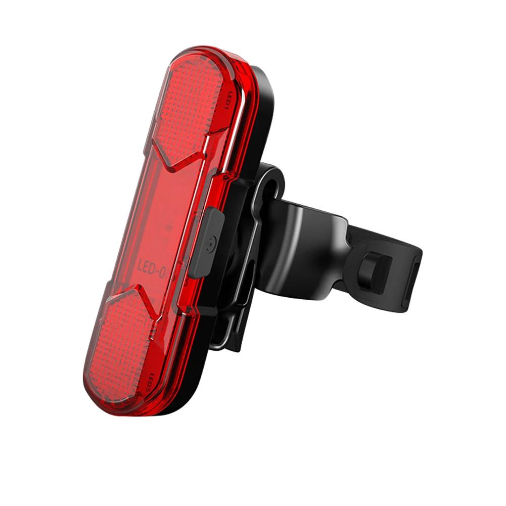 LED Bike Tail Light Rechargeable 4 Lighting Modes Bicycle Rear Warning Lamp Night Riding Safety Light for MTB Bike Accessories 7