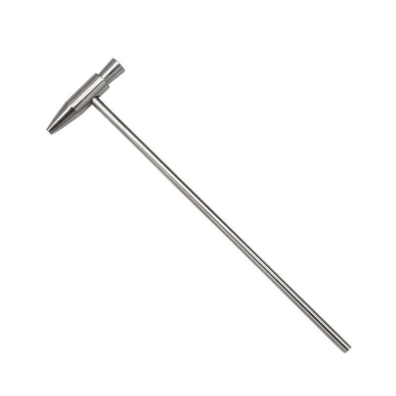 Compact Dual-Headed Clavichord Tuning and Repair Hammer Ornament