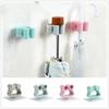 1 Pc Household Bathroom Wall Mounted Mop Umbrella Holder Brush Shelf Bathroom Hanger Storage Rack Multifunctional Storages Tools