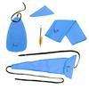 SLADE 5-Piece Saxophone Cleaning Kit: 3D Bore Brush, Bore Brush Cloth, Polishing Cloth, Triangular Cloth, Mouthpiece Brush.