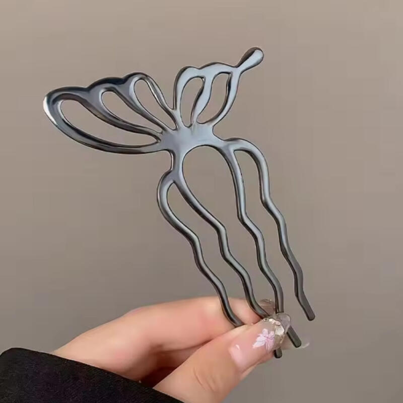 Butterfly Metal U-Shaped Hair Pin