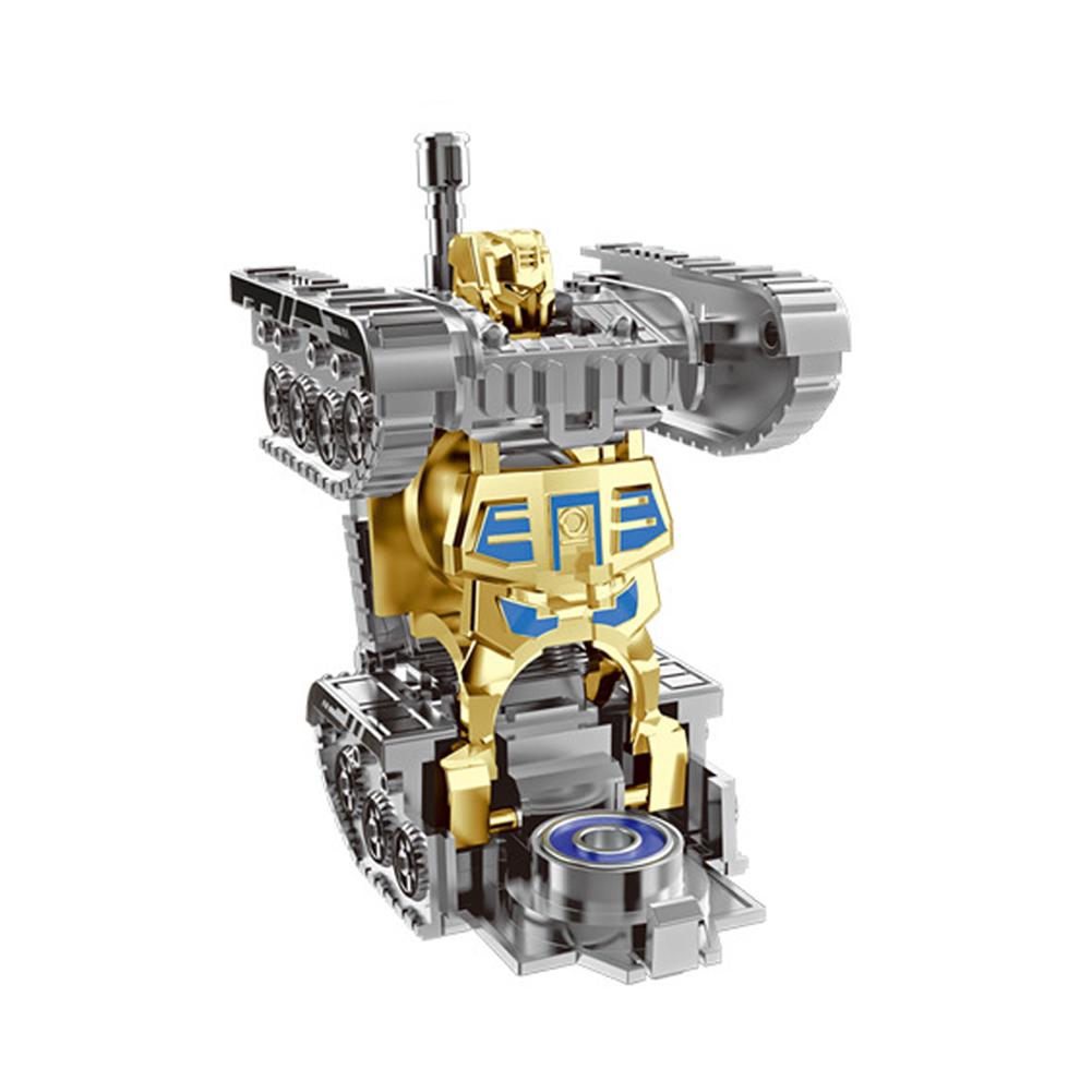 Creative Mech Fidget Spinner Simulated Tank Deformation Plastic Relief Gifts Toy Hand Robot Toy E1E4