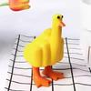 Creative Funny Little Duck Personalized Middle Finger Resin Statue Home Desktop Craft Ornament Garden Sculpture Decor Gift