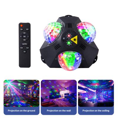 Party Disco Ball Laser Projector Light 5 In 1 DJ Stage Strobe Lights Christmas Wedding Home Club Decoration