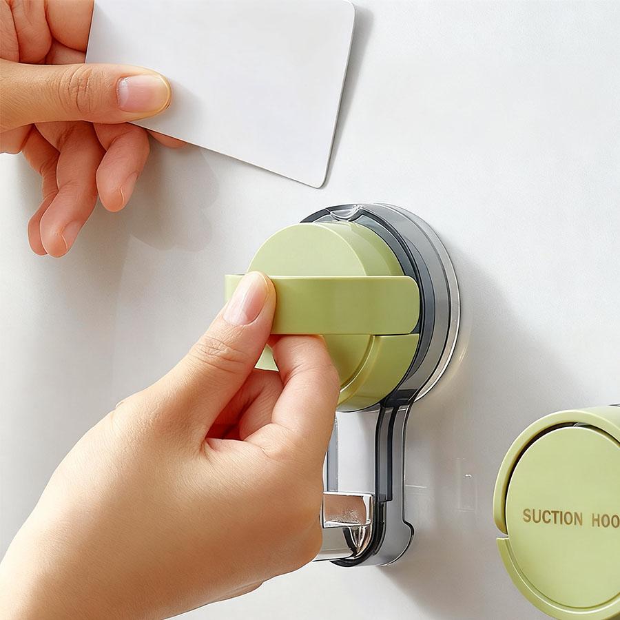 Suction cup hook, strong vacuum, no punching, adhesive hook, towel rack, kitchen, bathroom, bathroom, wall, no marks, movable