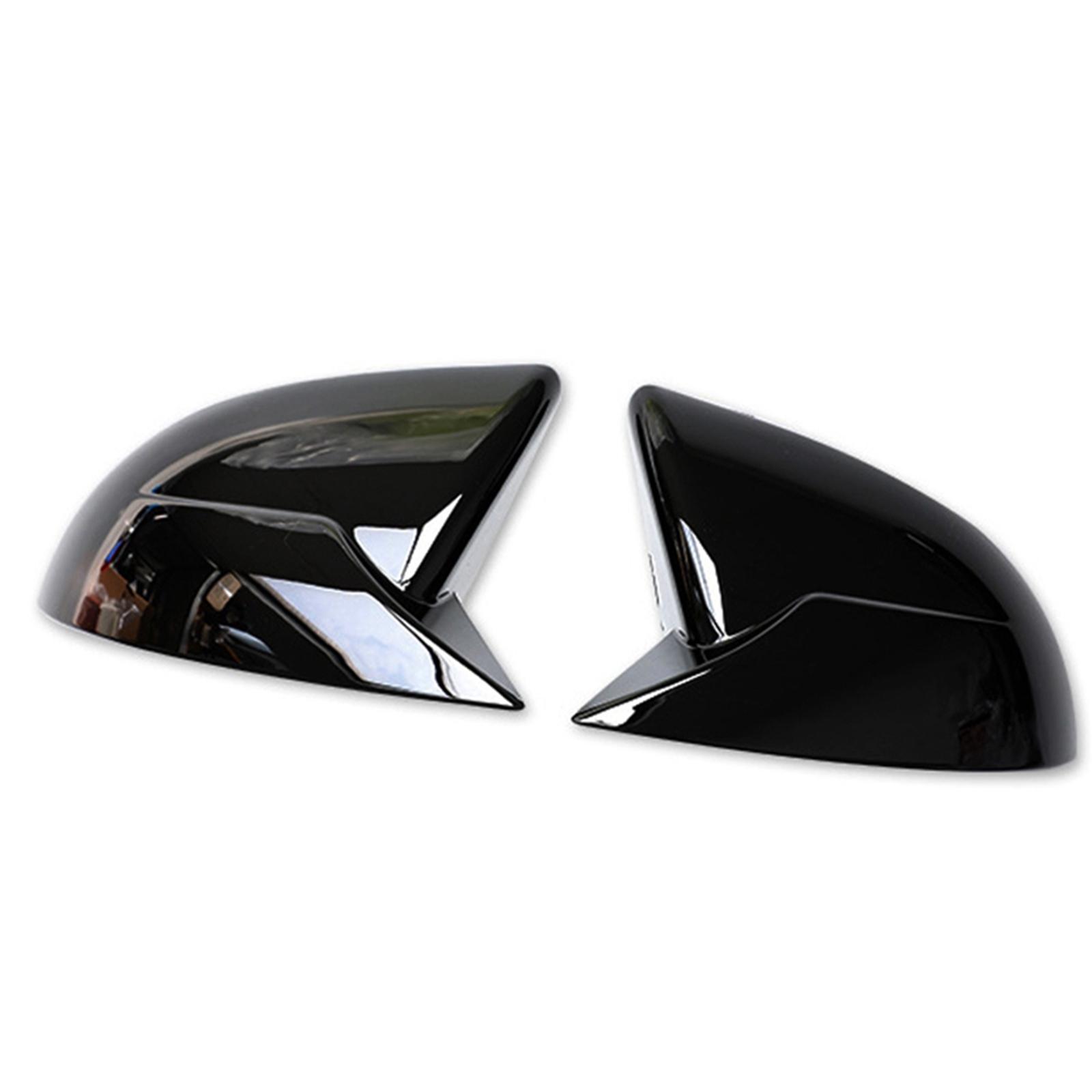 

Fashionable Car Front Driver Side Wing Mirror Cover Turn Signal Light Lamp Mirror Housing Cap Suitable for MG4 2022-2024 чёрный