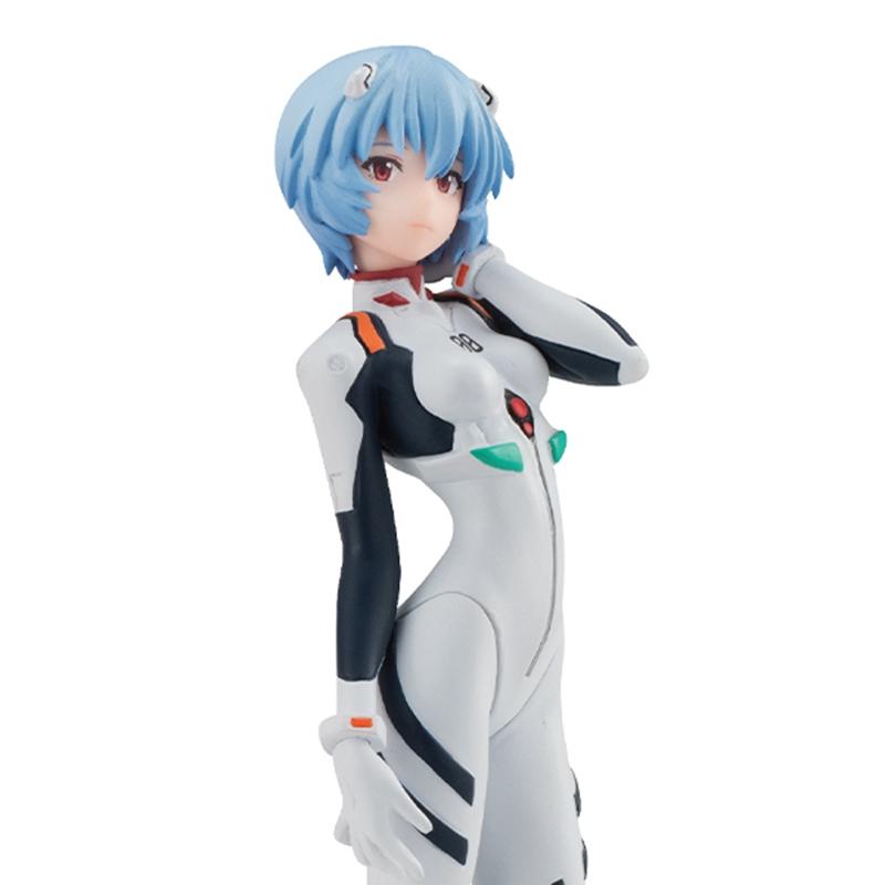 3pcs/lot Genuine Gacha Rebuild of Evangelion Ikari Shinji Ayanami Rei Asuka  Langley Soryu Mari Anime Action Figures Toys