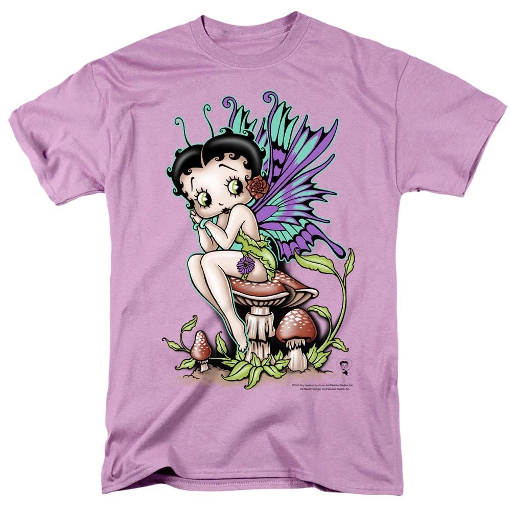 Betty Boop - Fairy - Unisex Short Sleeve Children s T-shirt - Blue 130