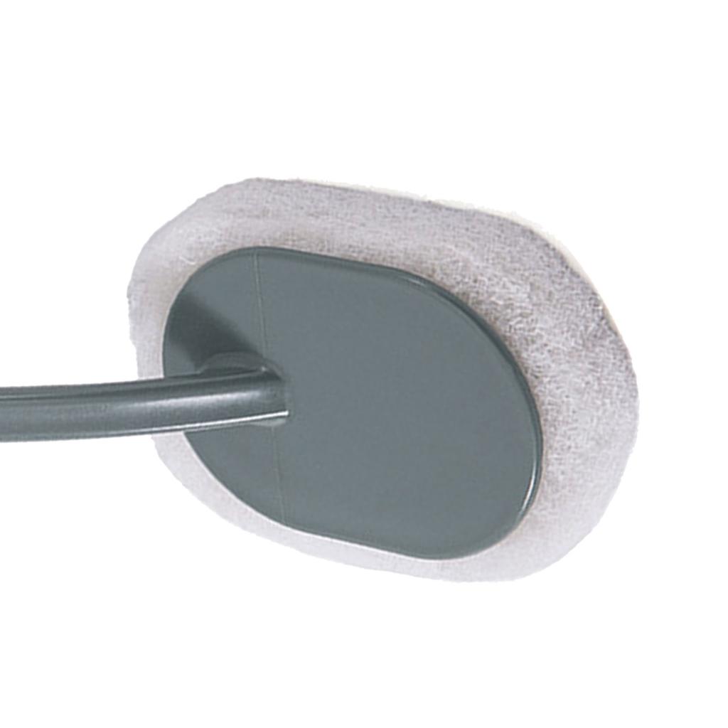 Scrub Brush Sponge Head Long Handle Cleaning Brush for Cleaning Bathroom Wall Bathtub Floor Gray