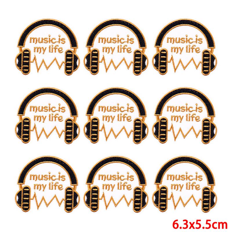 10 pezzi/lotto toppa da ricamo all'ingrosso termoadesiva sulle toppe per abbigliamento toppe su vestiti giacche decorazioni applique forniture per cucire