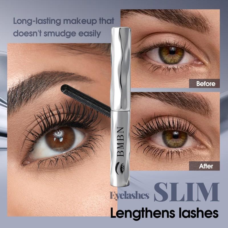 Mascara Tubo d'Acciaio - Formula Impermeabile e Resistente al Sudore per Infoltire, Allungare e Arricciare le Ciglia, Mascara con Design di Precisione a Tubo d'Acciaio