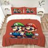 Mario Luigi Avontuur Print 3-delig Beddengoed Set Dekbedovertrek Met 2 Kussenslopen Huis Verjaardagscadeau