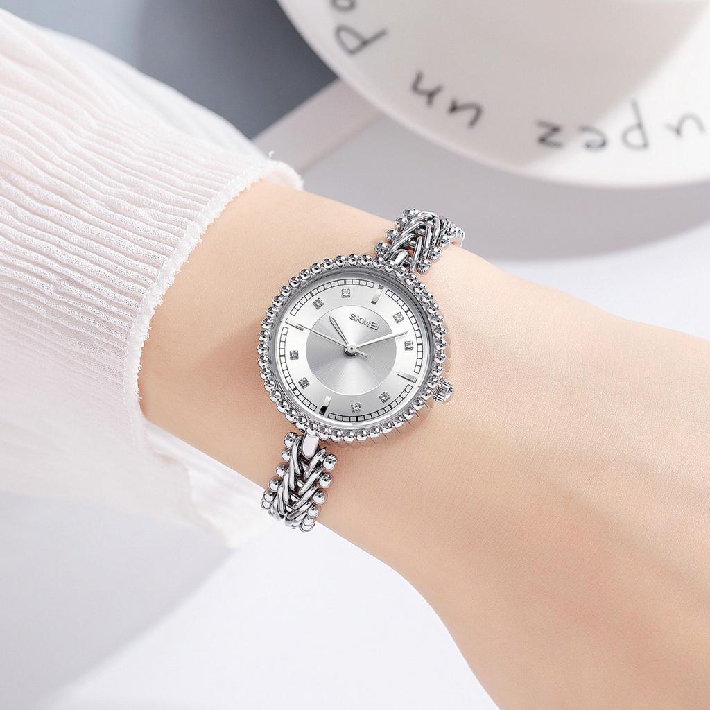 Exquisite Damenuhr Leichter Luxus Mode Armbanduhr Schmuckschließe Quarzuhr