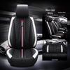 Cuscino Universale in Pelle per Sedile Auto per Quattro Stagioni, Adatto per Piccole Auto, SUV, Veicoli Fuoristrada e Coupé, Compatibile con Cinque Posti