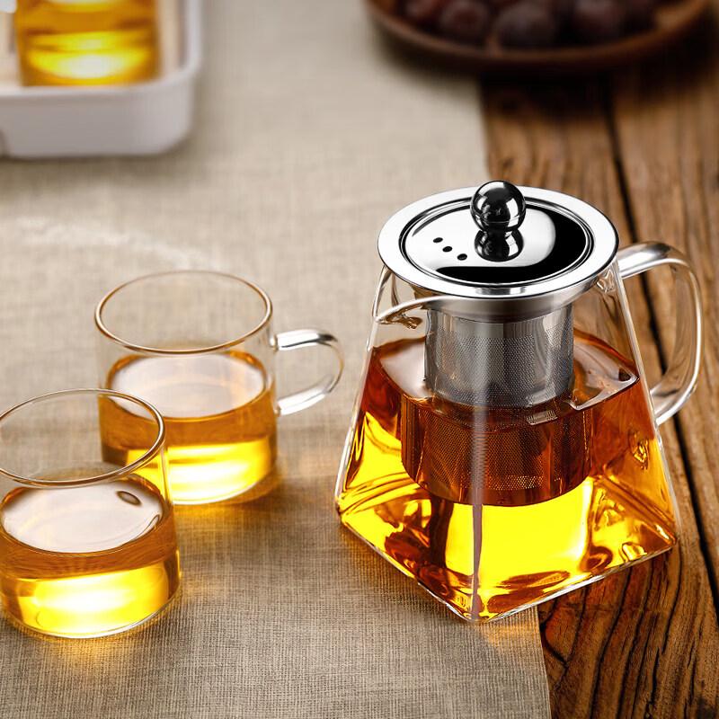 ZISIZ Heat-Resistant Glass Teapot