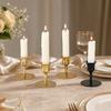 Candlestick Holder Vintage Metal Taper Candle Stand for Dining Table Wedding Party Centerpiece