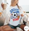 Soccer Moms Club  Shirt Women Soccer Mom Game Day Tee Trendy Sports  Shirt
