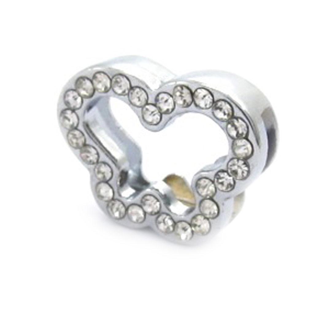 Les Trésors De Lily [C6367] - 'Lily Art' Mesh White Crystal Butterfly