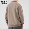 JEEP SPIRIT Men's Polo Neck Long Sleeve T-shirt