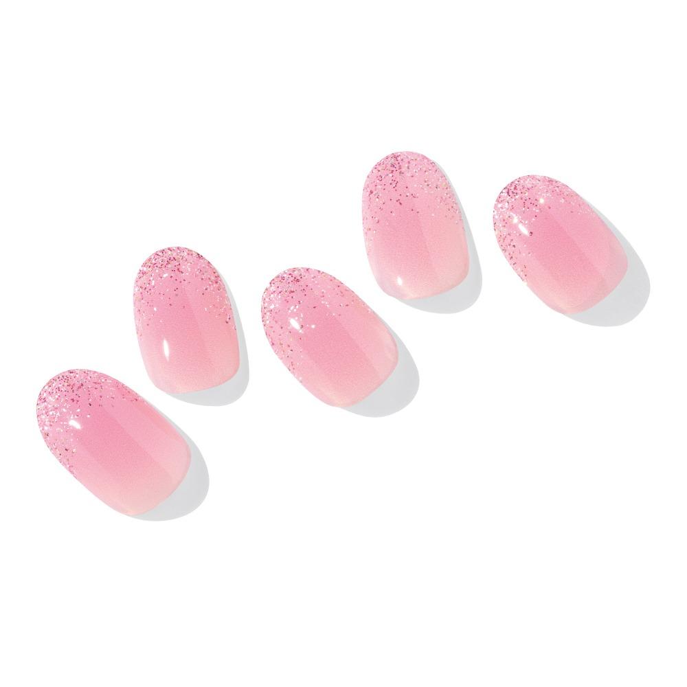 OHORA N Fairy Blush Gel Nail Strips Soft Gradient Glossy Nail Art Stickers